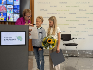 Verkündung der Preisträgerin für das dt.-sprachige Werk