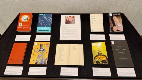 Vitrine Nachlass von Zvonko Plepelić