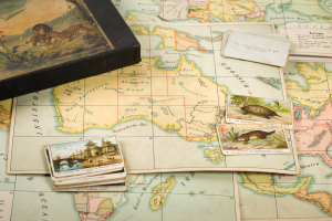 Geographisches Quiz, um 1900. – SBB-PK, Signatur: Kart. W 29858/6. – Foto: Hagen Immel, SBB-PK / Lizenz: CC BY-NC-SA