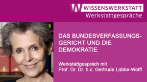 Prof. Dr. Dr. h.c. Gertrude Lübbe-Wolff © Sarah Moos/bielefeld fotografie
