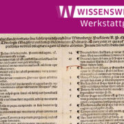 Ausschnitt aus dem Nürnberger Plakatdruck der 95 Thesen, 1517 | Digitale Bibliothek SBB-PK