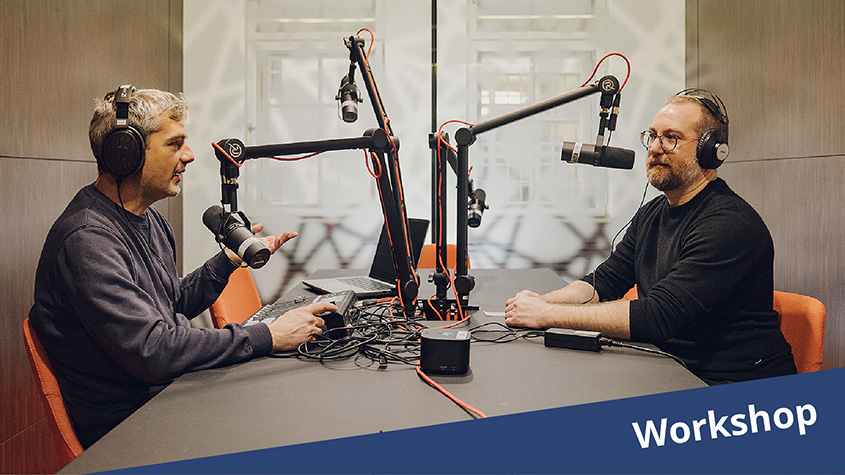 Podcaststudio © Stabi Berlin, Foto: Marcus Glahn Fotografie © Stabi Berlin, Foto: Marcus Glahn Fotografie