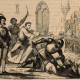 Zweikampf: Aus: Lurine, Louis: Les Rues de Paris. 1844