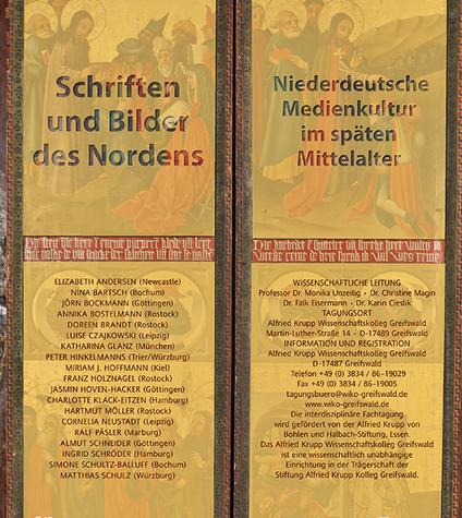 Tagungsplakat "Schriften und Bilder des Nordens", Alfried Krupp Wissenschaftskolleg Greifswald