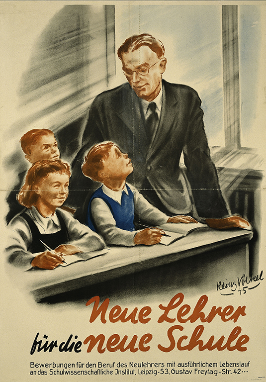 Plakat (1945) von Heinz Völkel. bpk / Kunstbibliothek, SMB