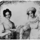 Heinrich von Kleists Verlobte Wilhelmine von Zenge (rechts im Bild)