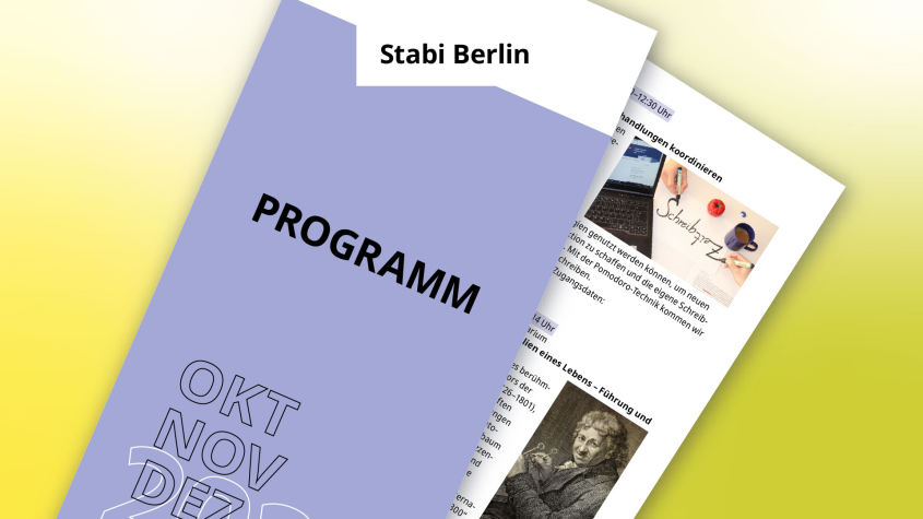 Programmheft der Stabi, Ausgabe 4-26