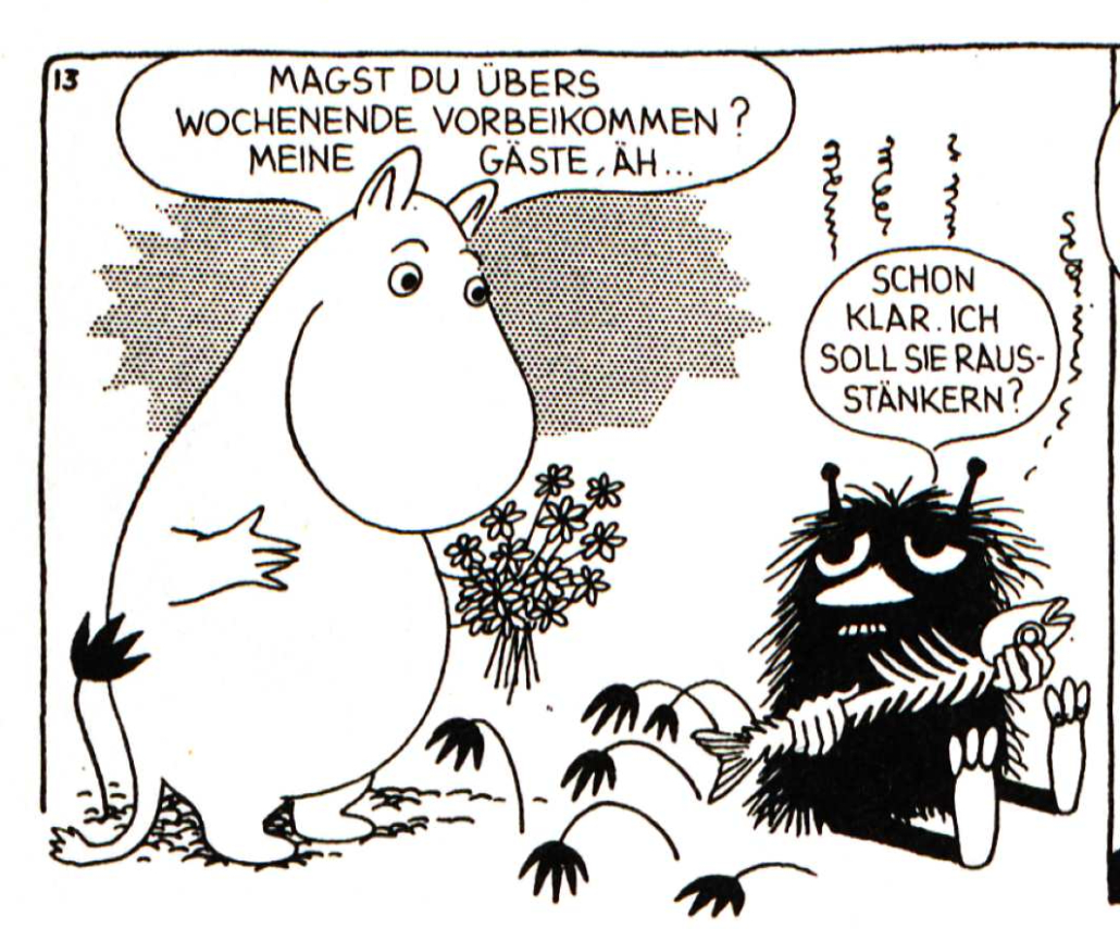 Aus: Mumin und die Räuber