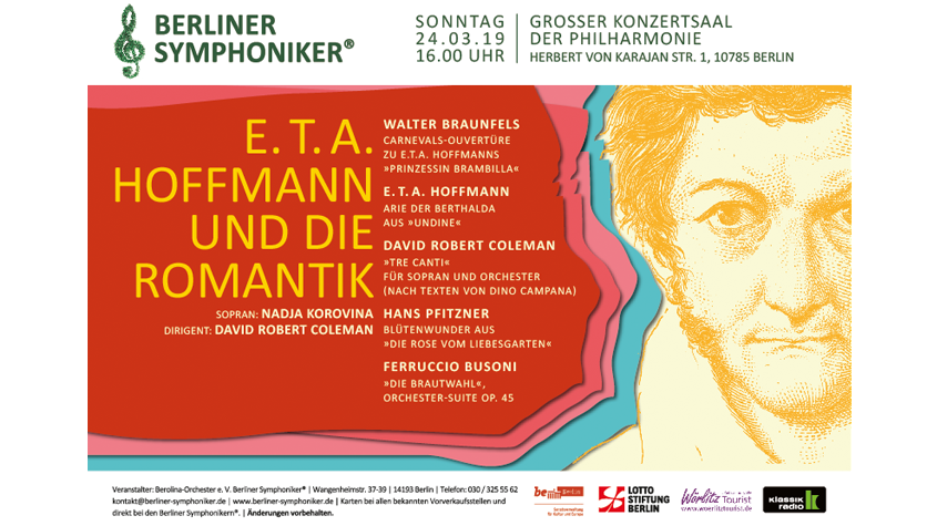 "E.T.A. Hoffmann und die Romantik": Konzert der Berliner Symphoniker
