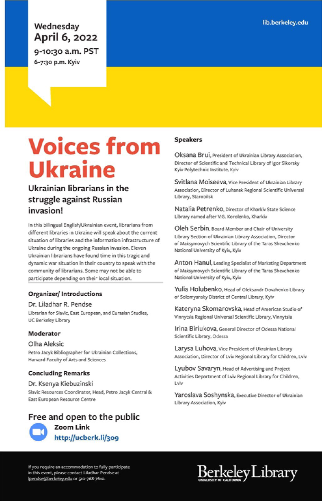 Voices from Ukraine english