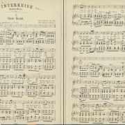 Handexemplar der Winterreise mit Eintragungen von Dietrich Fischer-Dieskau (55 Nachl 98/C,106)